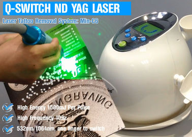 ND YAG Laserowa kuracja chłodząca powietrzem do usuwania włosów / usuwania pigmentów