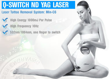 Leczenie skóry Pico Laser Machine Q Switched Laser ND YAG do pigmentacji