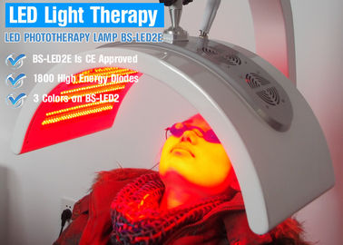 Red and Blue LED Photon Light Therapy Equipment For Zmarszczki / Trądzik