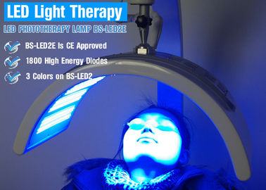 Red and Blue LED Photon Light Therapy Equipment For Zmarszczki / Trądzik
