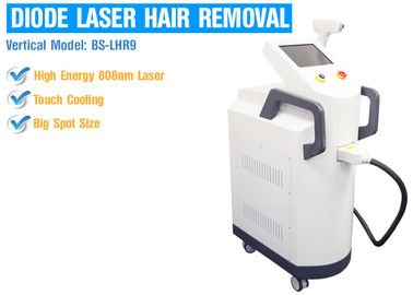 Maszyna laserowa z diodą 810 nm Trwały sprzęt do usuwania włosów z kolorowym panelem sterowania z ekranem dotykowym