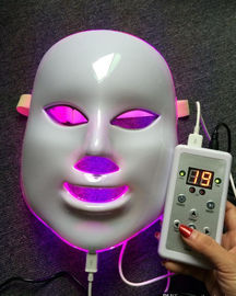 7 kolorów LED Fototerapia Odmładzanie skóry Ledowa maska ​​na twarz Do użytku domowego
