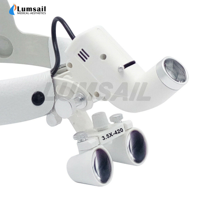 3.5X Dental LED Head Light Lampa Lupy stomatologiczne Reflektor chirurgiczny Sprzęt laboratoryjny