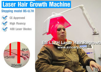 Wygodny bezbolesny laser diodowy Maszyna do odrastania włosów Handheld