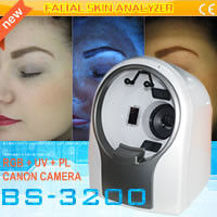 Salon kosmetyczny Maszyna do testowania skóry pełnej twarzy z obsługą wielojęzykowego światła UV / RGB / PL