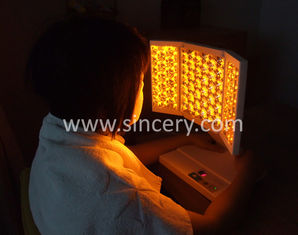 Przenośna maszyna do fototerapii LED z czerwonym / niebieskim / żółtym światłem do leczenia twarzy