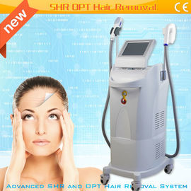 Podwójna rękojeść Laserowa maszyna do usuwania włosów IPL System SHR dla kobiet / mężczyzn