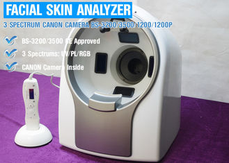 Obraz 3D Maszyna do testowania skóry twarzy, Skóra skaner Maszyna do analizy UV CE