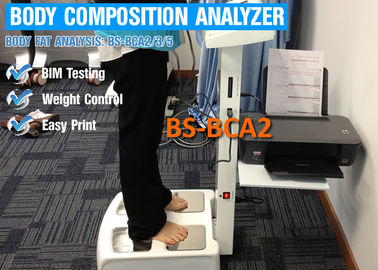 Analizator składu ciała z ekranem dotykowym do analizy tkanki tłuszczowej / odżywiania za pomocą drukarki