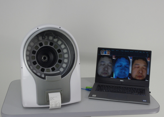 Wygodna maszyna do analizy skóry twarzy 3D z 20-milimetrową kamerą o wysokiej rozdzielczości