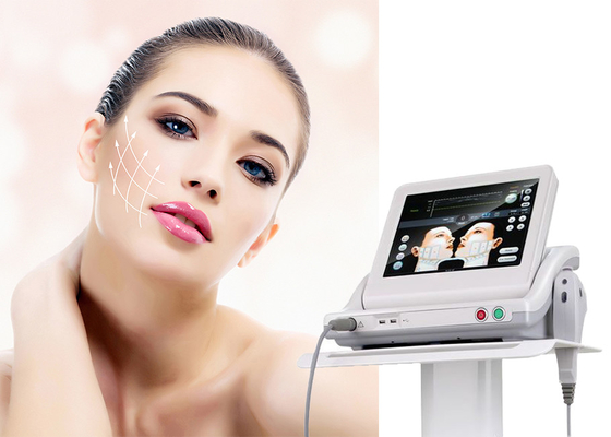 HIFU Machine Ultradźwiękowy zabieg dla liftingu skóry / redukcji drobnych do głębokich zmarszczek