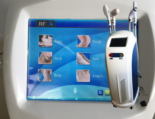 Wielofunkcyjna laserowa maszyna do usuwania włosów IPL Lifting skóry 2200 W Moc 10 MHz Częstotliwość RF